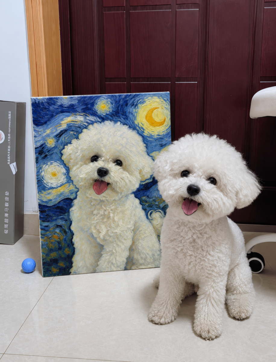 The Pet Masterpieces – Custom Pet Portrait Print