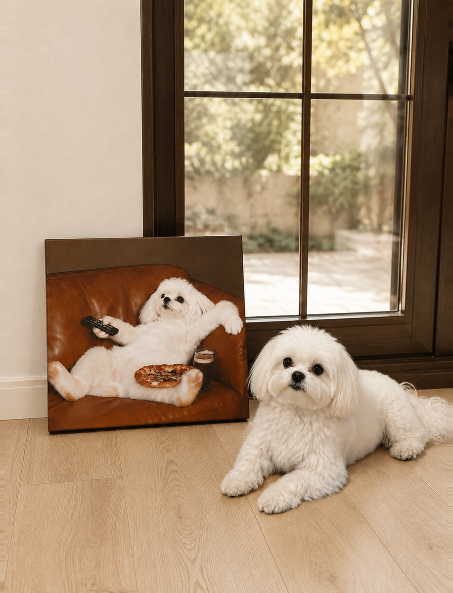 Test Custom Minimalist Pet Portrait